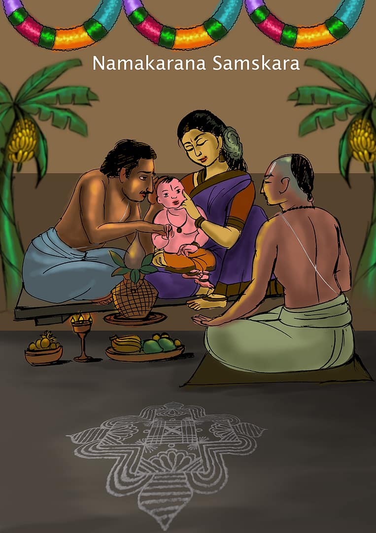 Namakaranam & Punyahavachanam at Home