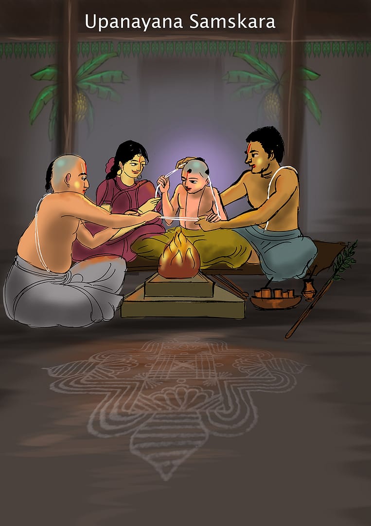 Upanayanam (Sacred Thread Ceremony) at Home